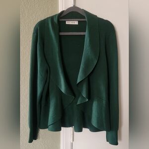 Grace Karin Women's Peplum Green Sweater